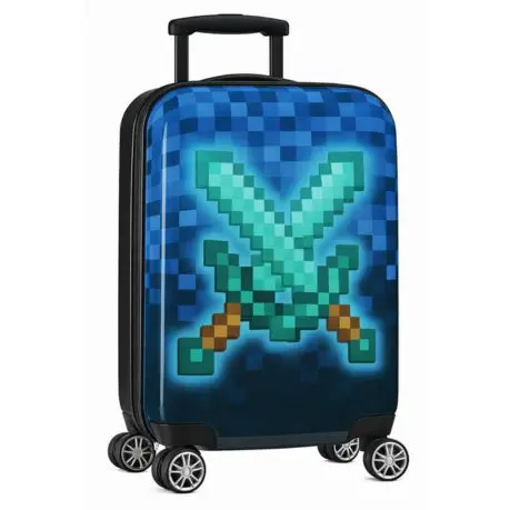Dětské cestovní pouzdro Minecraft s kódovým zámkem 55 cm