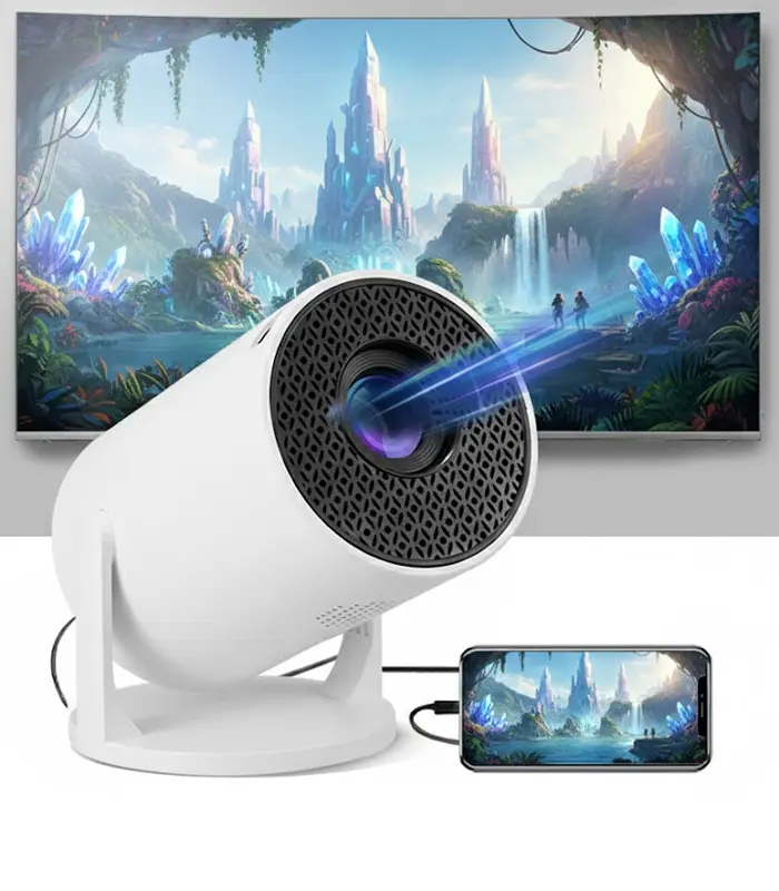 Full HD mini projektor - přenosný LED projektor