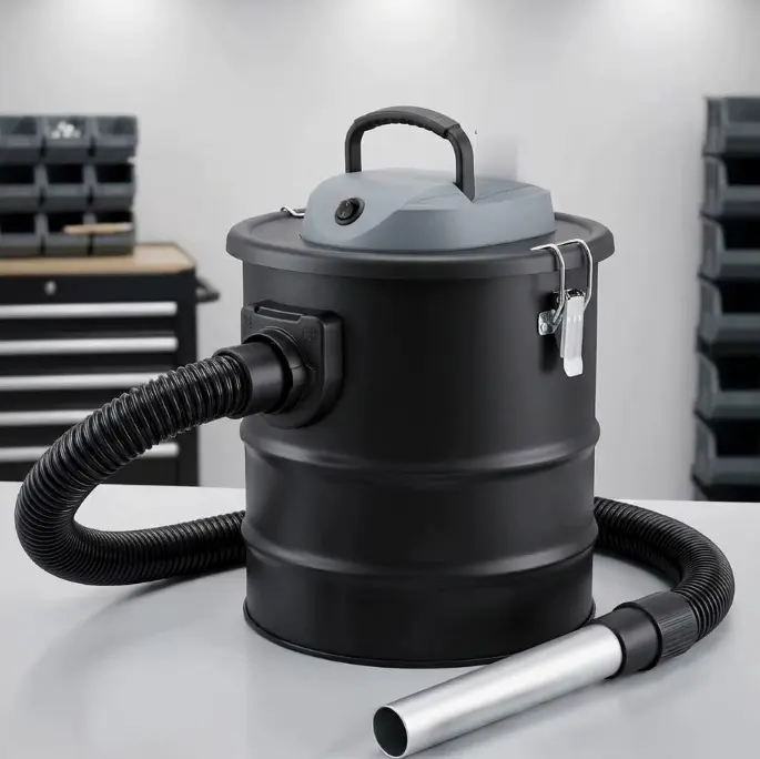 Vysavač na popel s výkonem 800 W, HEPA filtrem a funkcí foukání