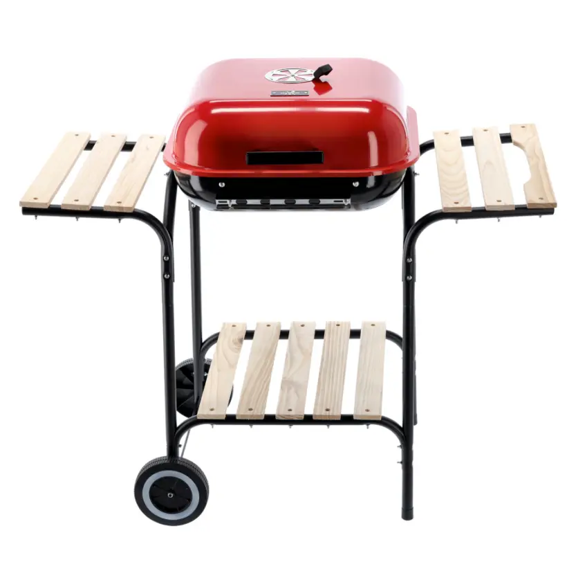 Zahradní gril CRAVE černý / hnědý BBQ0155