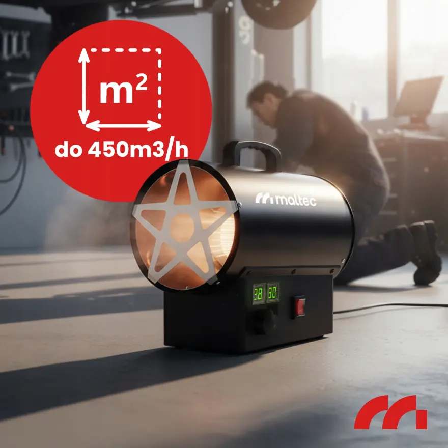 Plynový ohřívač MalTec GAS-2500T 25 kW
