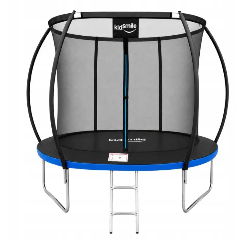 Zahradní trampolína 252 cm (8FT) s vnitřní ochrannou sítí a žebříkem zelená