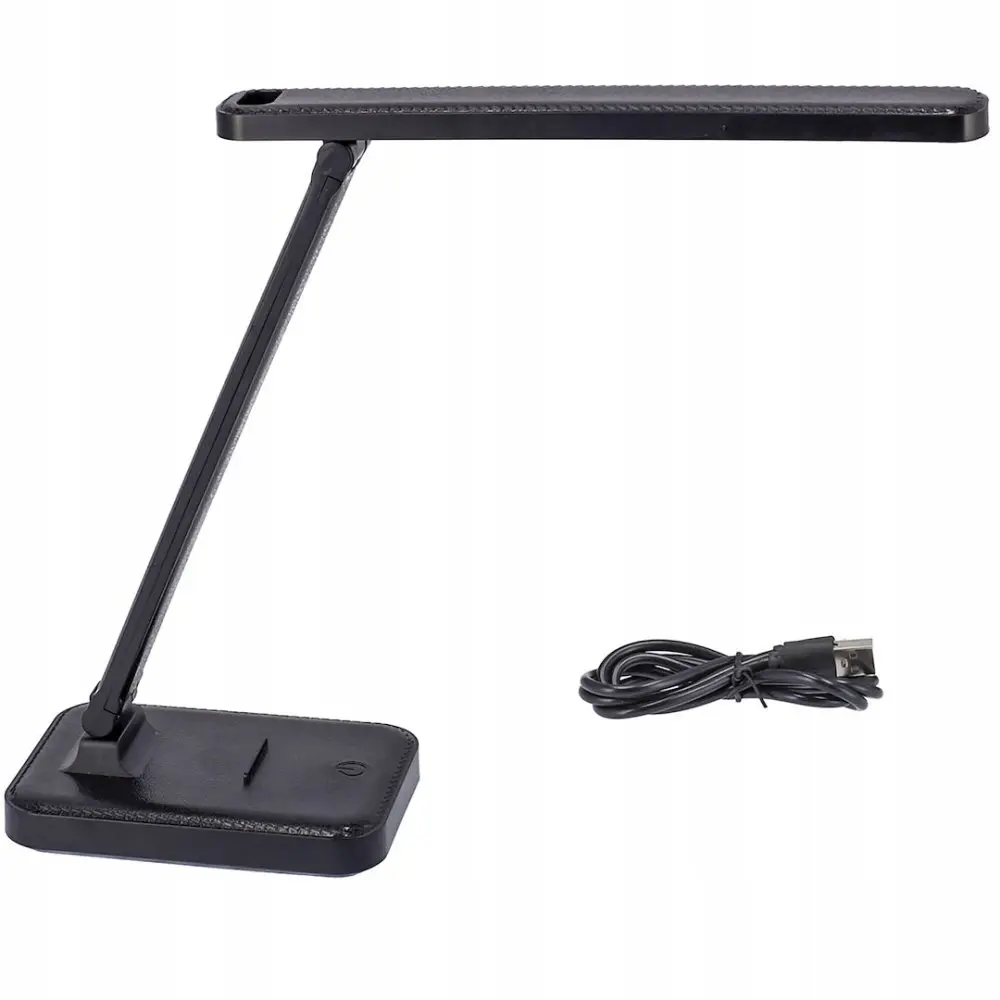 LED stolní lampa s nastavitelným ramenem a držákem na telefon