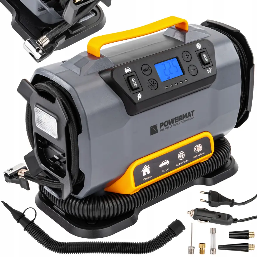 Autokompresor PM-KB-150T - 12V/230V, 10 barů