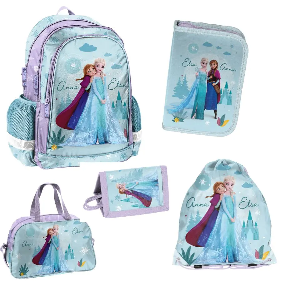 Školní set Frozen – kompletní 5dílná školní sada pro děti