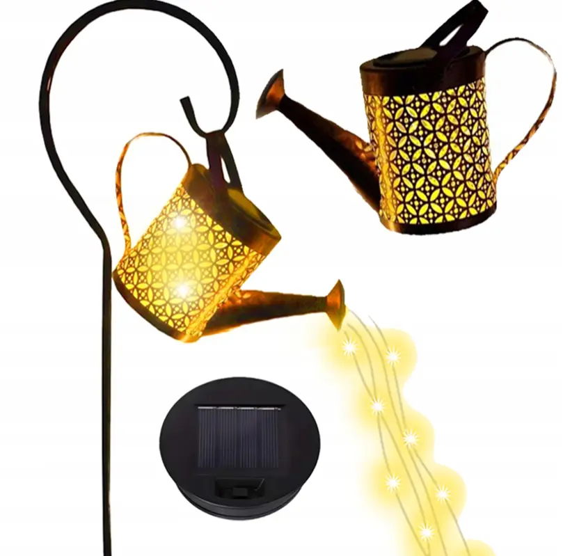 Solární LED zahradní svítidlo ve tvaru krhly