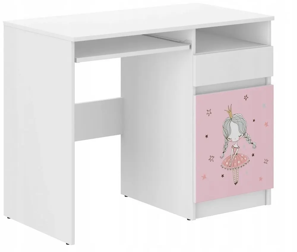 Dětský psací stůl s princezničkou 76x50x96 cm