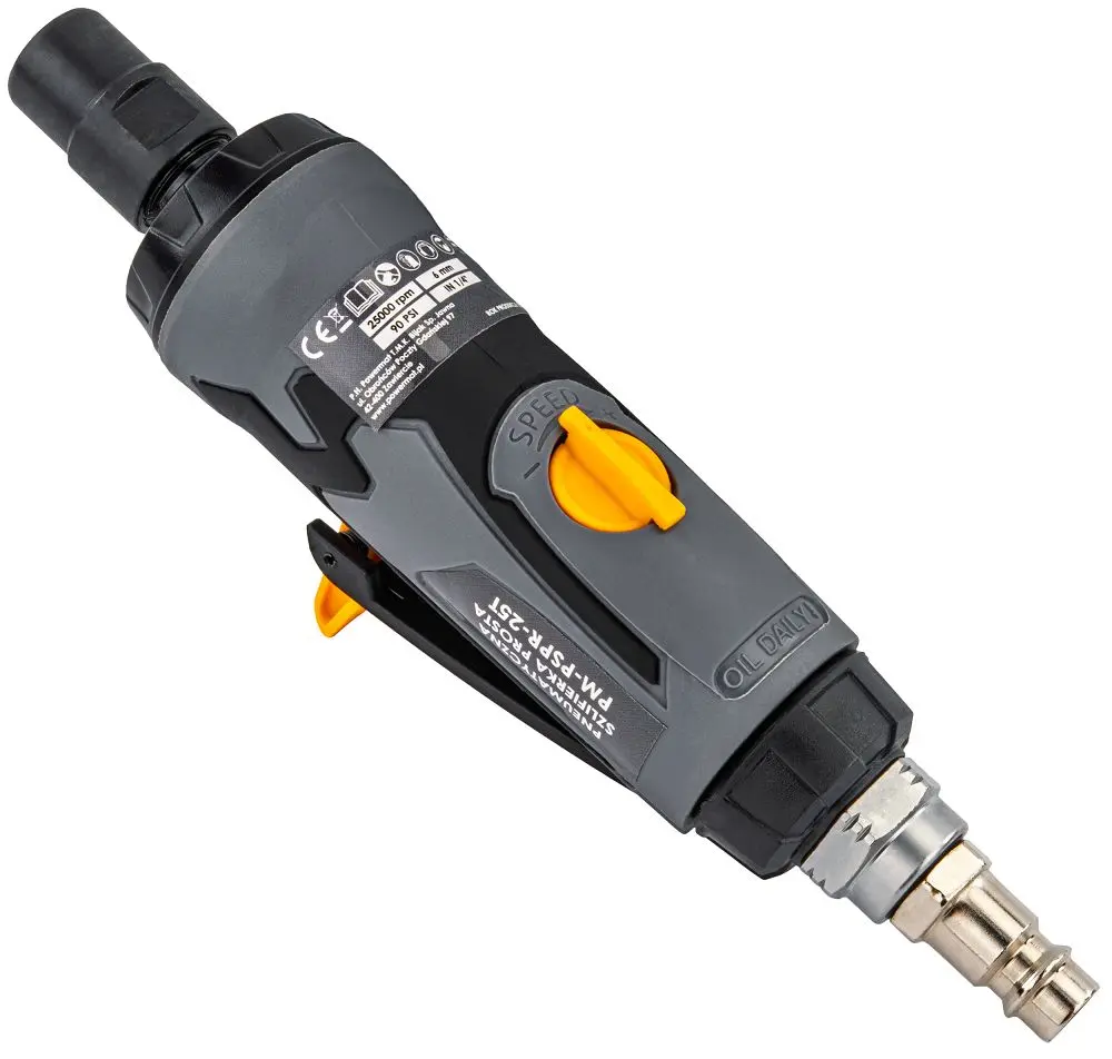 Pneumatická přímá bruska PM-PSPR-25T - 25 000 ot/min
