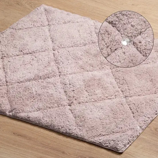 Luxusní koberec CHIC s krystaly - starorůžový Šířka: 50 cm | Délka: 70 cm