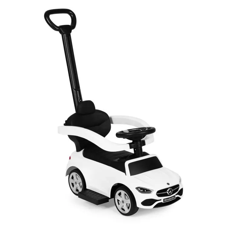 Auto odrážedlo Mercedes C Class interaktivní volant bílý