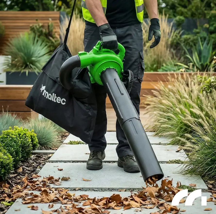 Benzínový fukar a vysavač na listí 3v1 MalTec MasterBlow7500W s drtičem