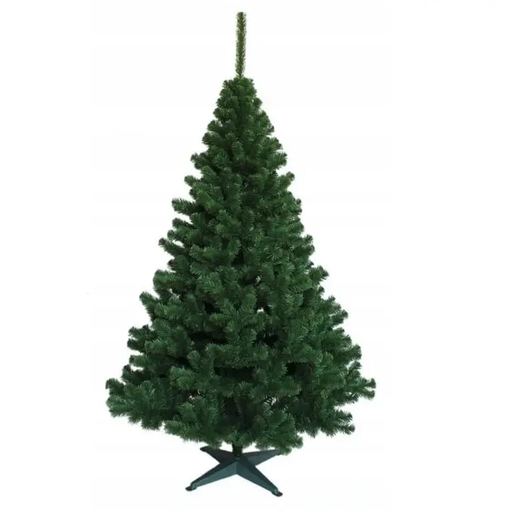 Tradiční zelený vánoční stromek 220 cm pro krásné vánoční období