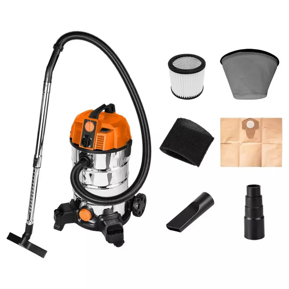 Průmyslový vysavač na mokré a suché vysávání 1600 W, 35 l