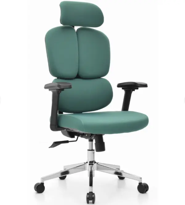 Ergonomická kancelářská židle ze síťoviny HC-1053 v elegantní eukalyptově zelené barvě
