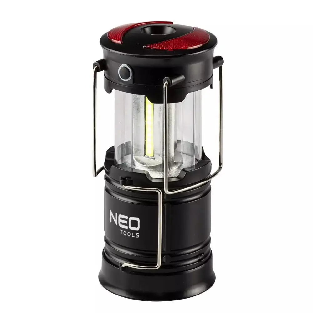 Kempingová lampa 3v1 na baterie 200 lm - venkovní lampa s magnetem