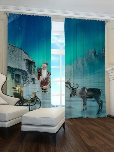 Vánoční závěs Santa a Rudolf