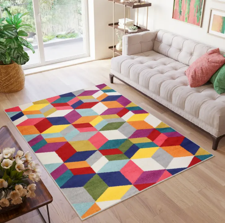 Stylový koberec s geometrickým vzorem SALSA Šířka: 80 cm | Délka: 150 cm