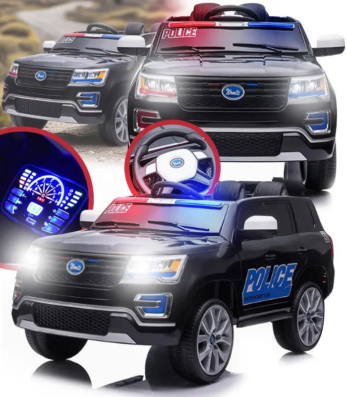 Dětské akumulátorové policejní auto