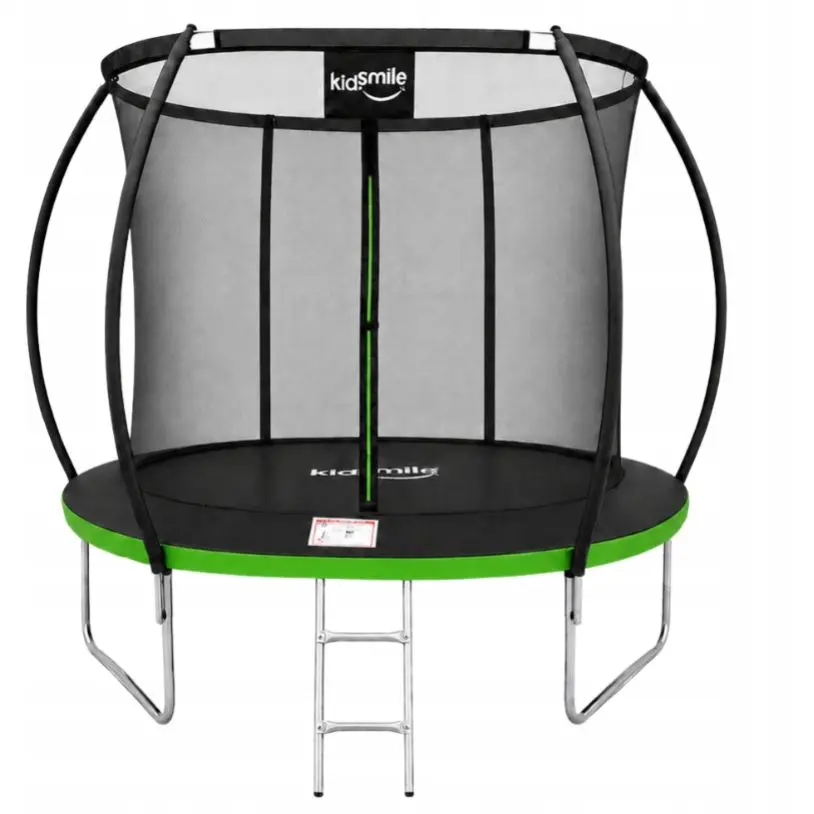 Zahradní trampolína 312 cm (10FT) s vnitřní ochrannou sítí a žebříkem modrá