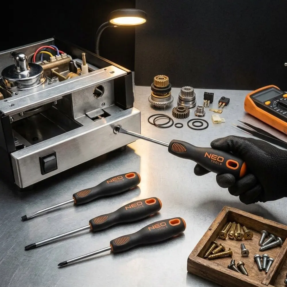 4dílná sada šroubováků NEO TOOLS – magnetické hroty