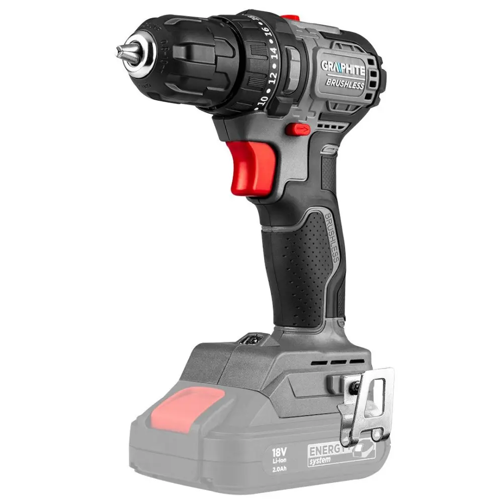 Akumulátorová vrtačka a šroubovák GRAPHITE 18 V – baterie není součástí balení