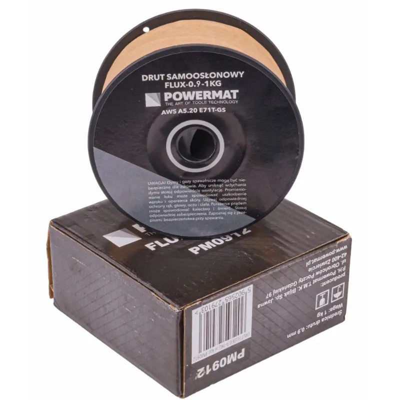 Svařovací drát trubičkový POWERMAT FLUX-0.9-1KG, 0,9 mm