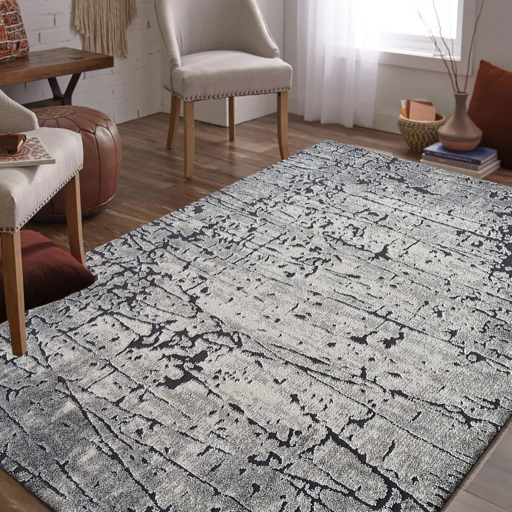 Abstraktní koberec v zemitých barvách Šířka: 80 cm | Délka: 150 cm