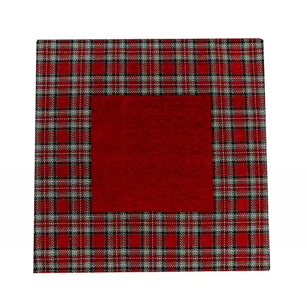 Vánoční ubrus vínový 90 x 90 cm