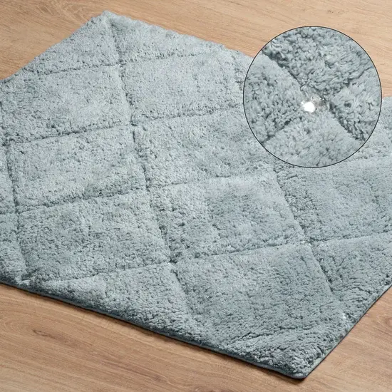 Luxusní koberec CHIC s krystaly - světle šedý Šířka: 60 cm | Délka: 90 cm