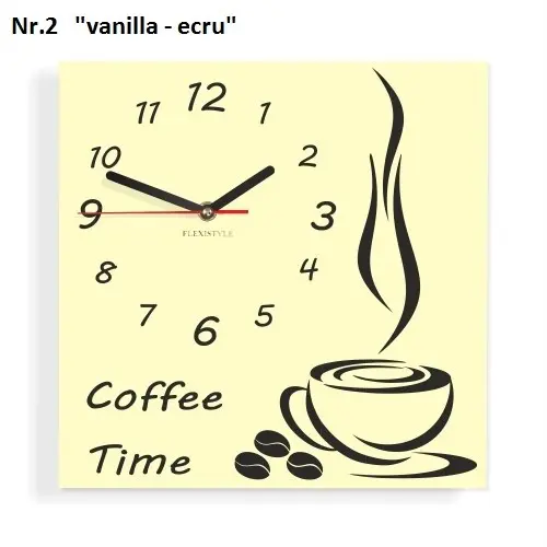 Kuchyňské nástěnné hodiny Coffee Time