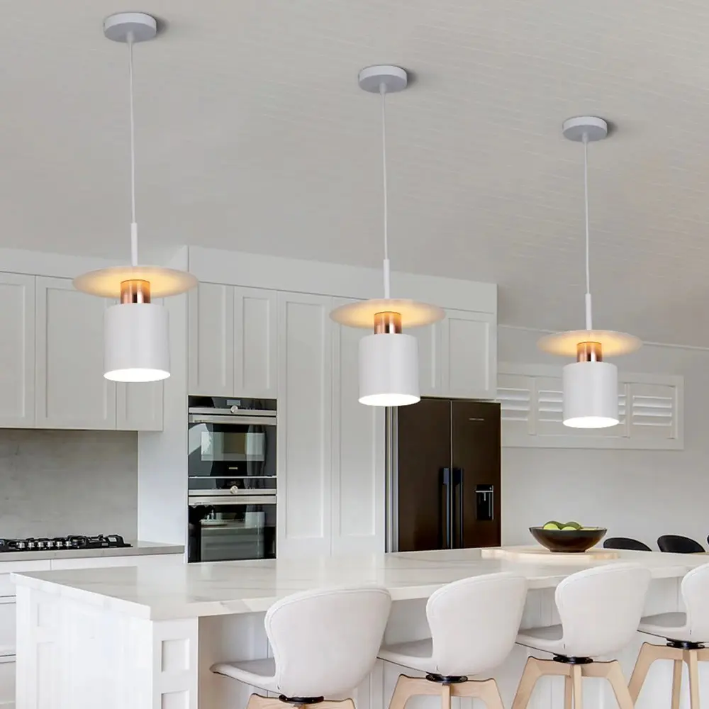 TooLight Závěsná lampa Hilena černá/růžové zlato