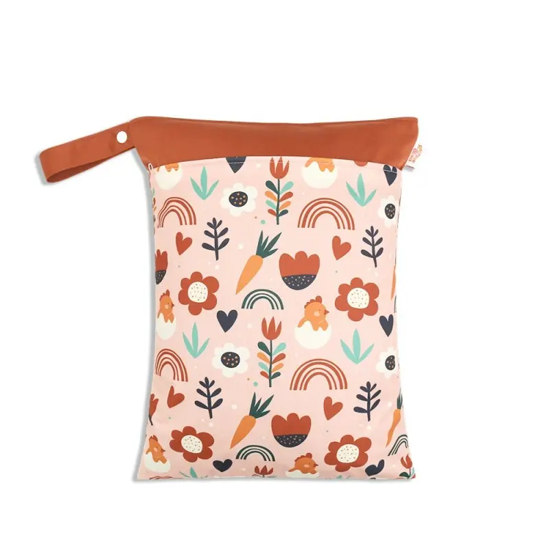 Nepromokavá taška do kočárku a školky 30x40 cm – vzor liška
