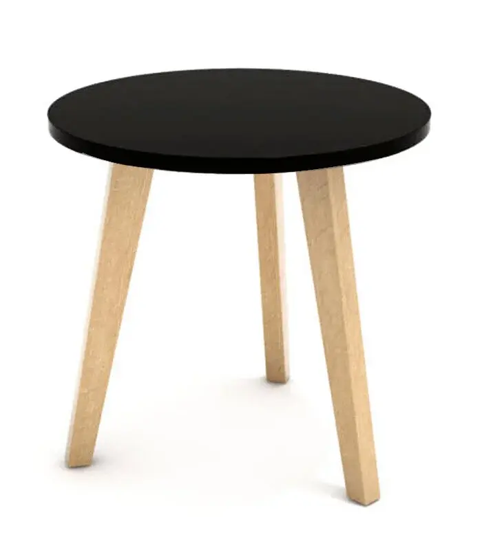 Konferenční stolek ve skandinávském stylu 40 cm - černý