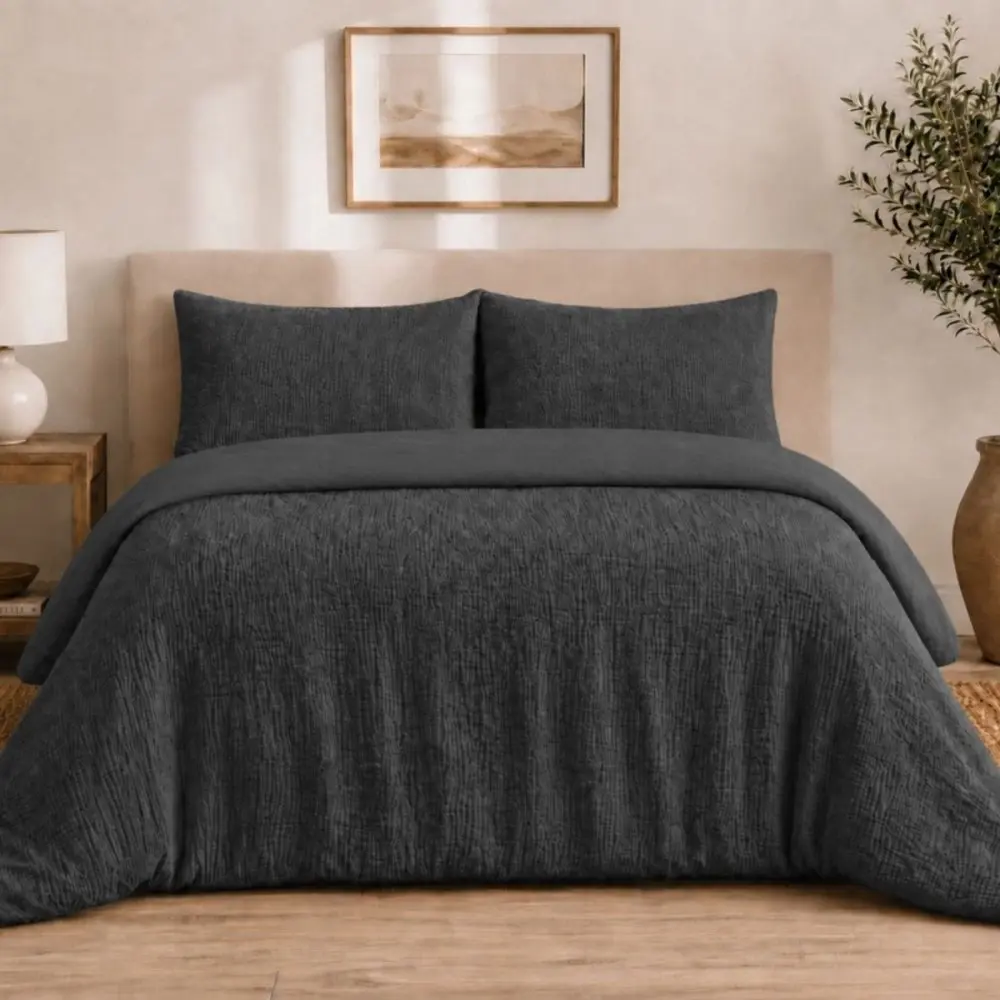 Sada prostěradel z bavlněného mušelínu s knoflíky - měkká, prodyšná a celoroční Šířka: 160 cm | Délka: 200 cm