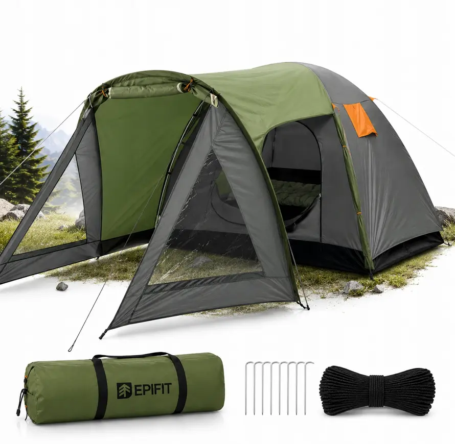 EPIFIT HORIZON 4.0 , rodinný kempingový stan pro 4 osoby – 440 x 250 x 150 cm