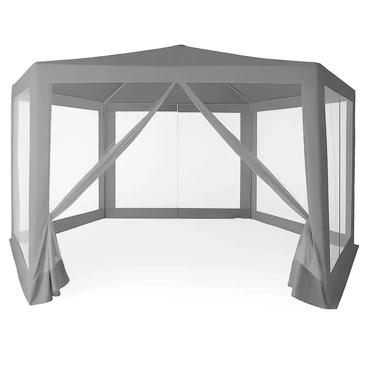 MultiGarden Skládací zahradní párty stan s moskytiérou NEILKE 2x2 m zelený