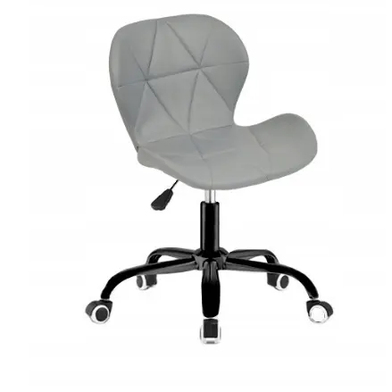 Ergonomická kancelářská otočná židle - ekokůže Černá