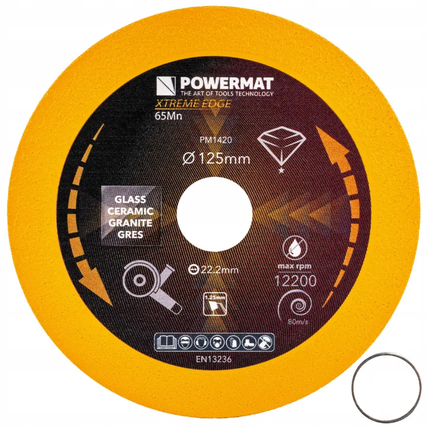 Diamantový kotouč na sklo PM-TDCS-1251T - 125 mm