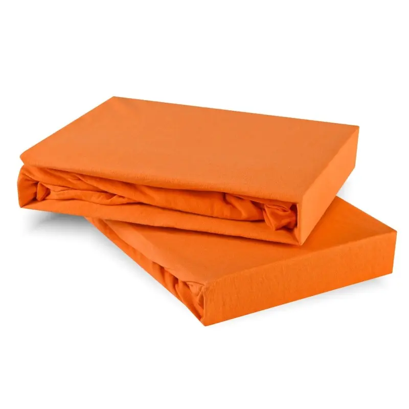 Prostěradlo oranžové jersey EMI,