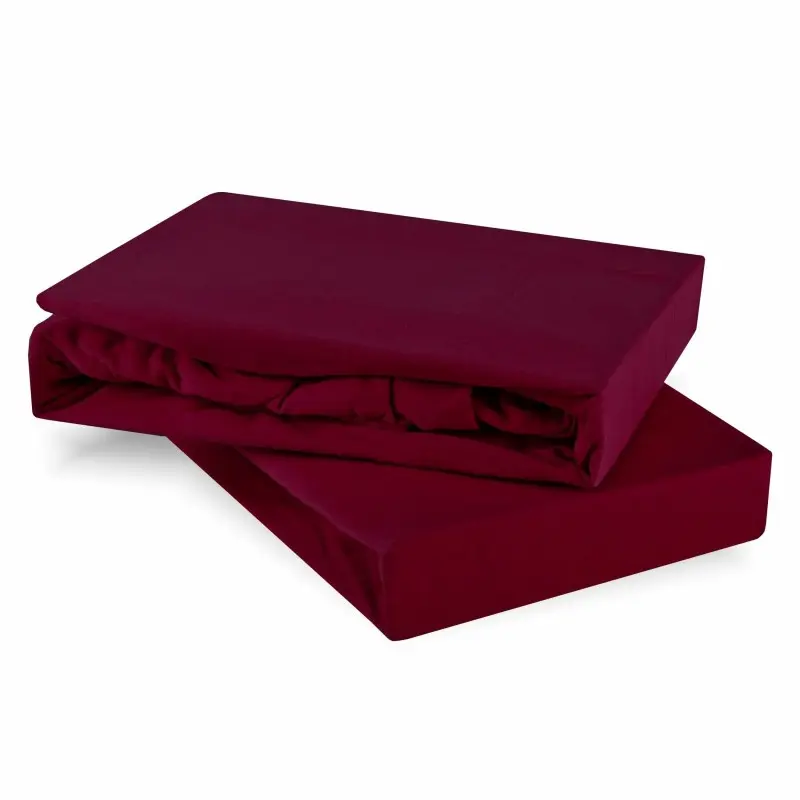Prostěradlo bordové jersey EMI, Dětská plachta 60x120