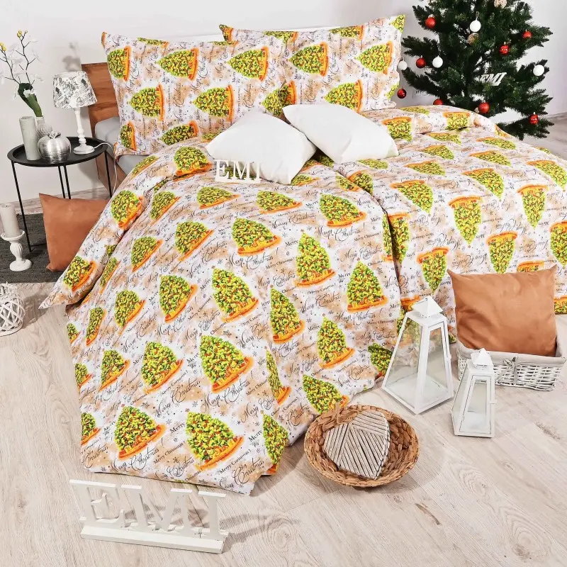 Vánoční povlečení bavlněné Shasa EMI,