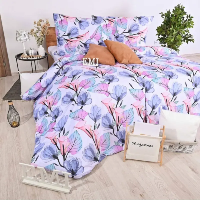Povlečení bavlněné Veronica EMI, Prodloužený set jednolůžko obsahuje 1x 140x220 + 1x 70x90