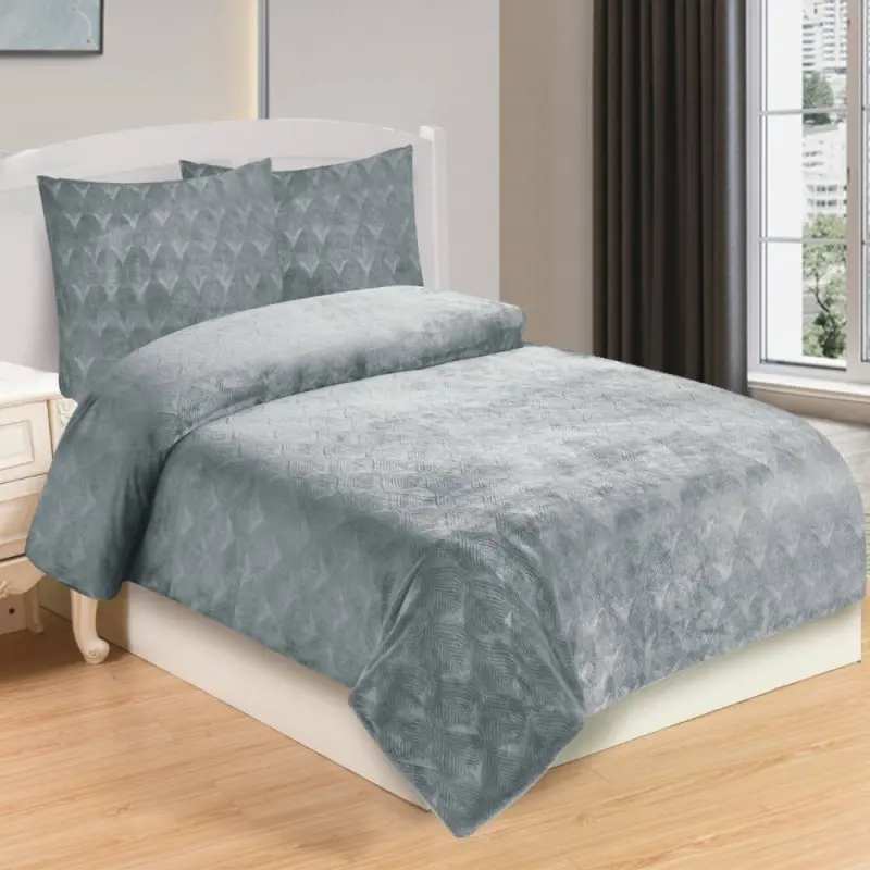 Povlečení z mikroplyše Dezel, Standardní set jednolůžko obsahuje 1x 140x200 + 1x 70x90