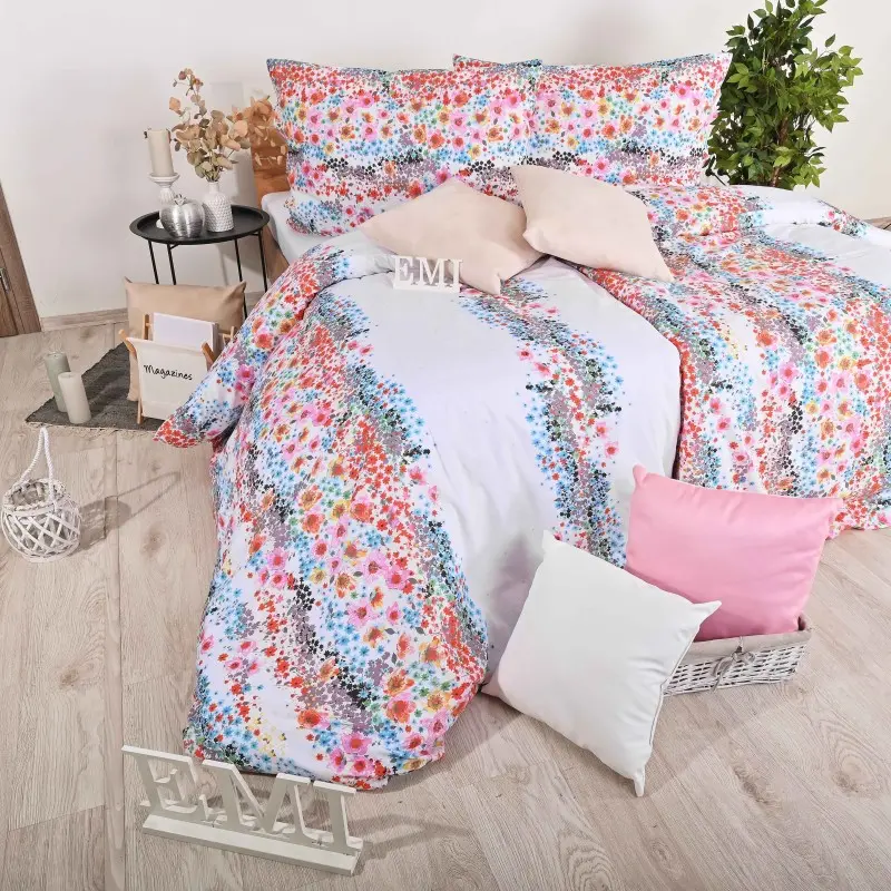 Povlečení bavlněné Spring EMI, Standardní set jednolůžko obsahuje 1x 140x200 + 1x 70x90