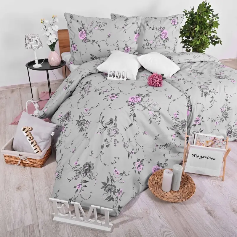 Povlečení bavlněné Lora EMI, Standardní set jednolůžko obsahuje 1x 140x200 + 1x 70x90