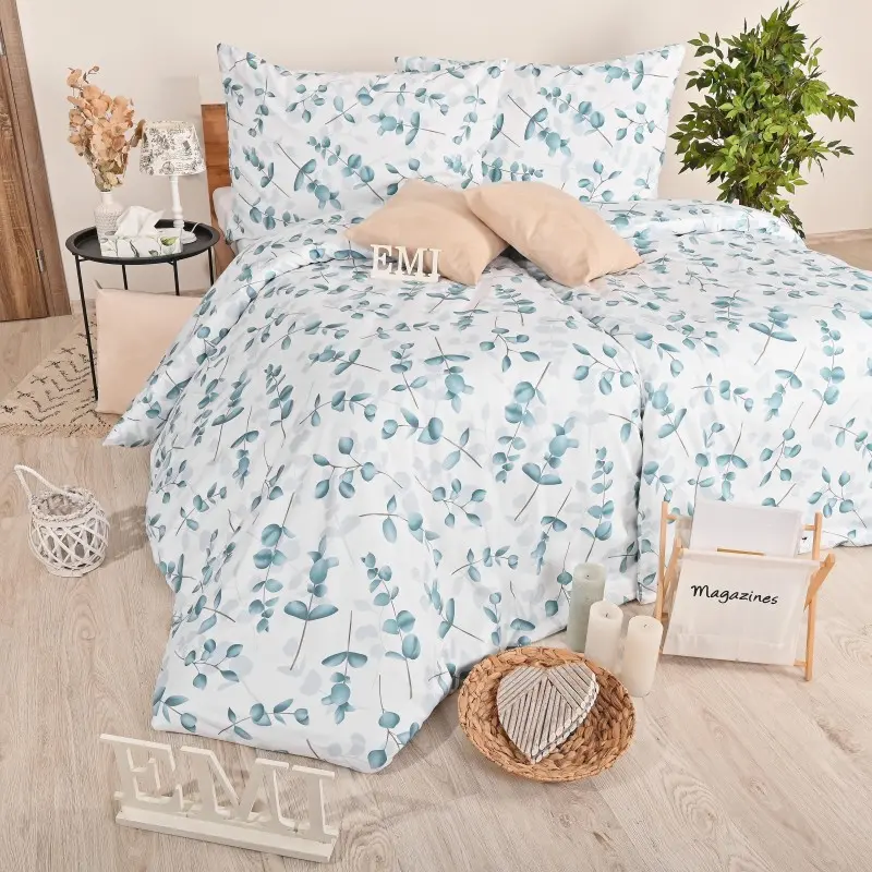 Povlečení Julia satén EMI, Prodloužený set jednolůžko obsahuje 1x 140x220 + 1x 70x90