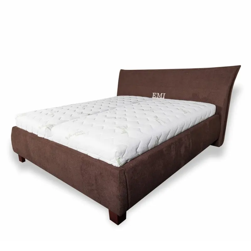 Čalouněná postel VALERIA LUX + lamelový rošt + matrace EMI