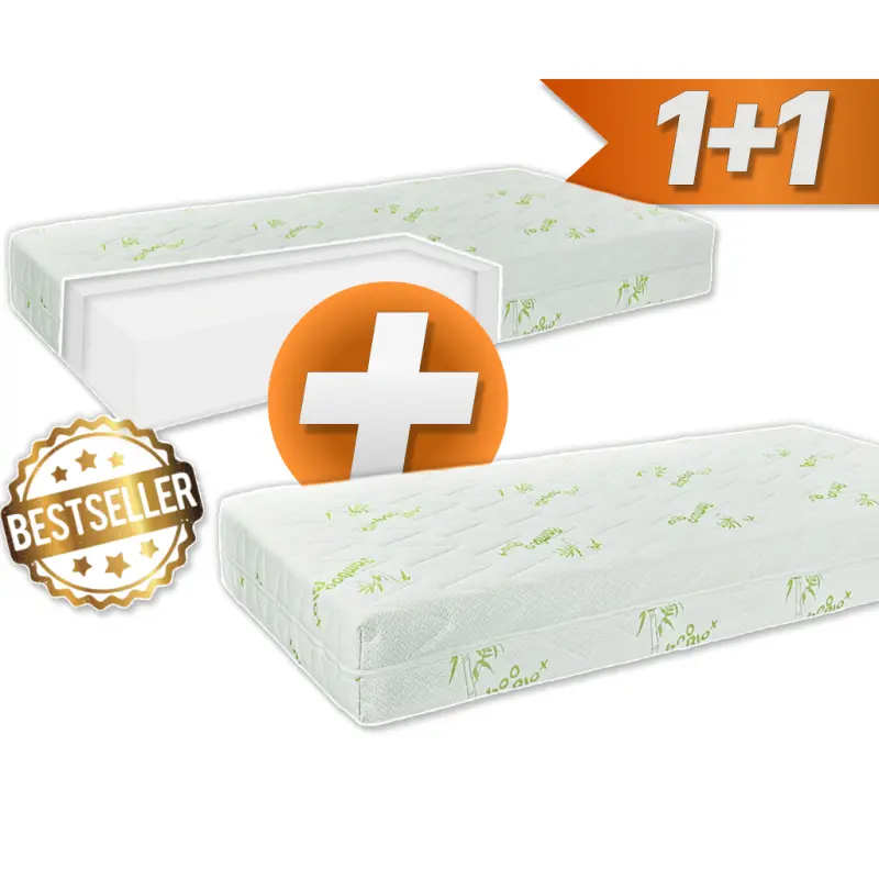 Matrace Comfort Bamboo 90 × 200 cm EMI 1 + 1 ZDARMA