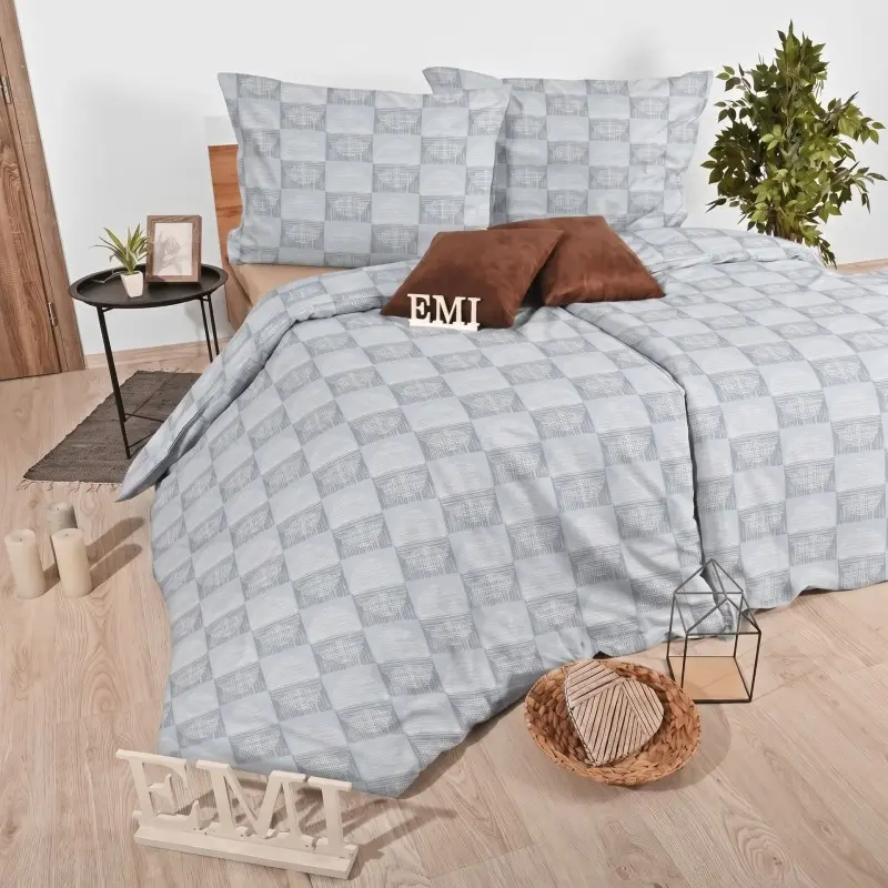 Povlečení bavlněné Silvera EMI, Prodloužený set jednolůžko obsahuje 1x 140x220 + 1x 70x90