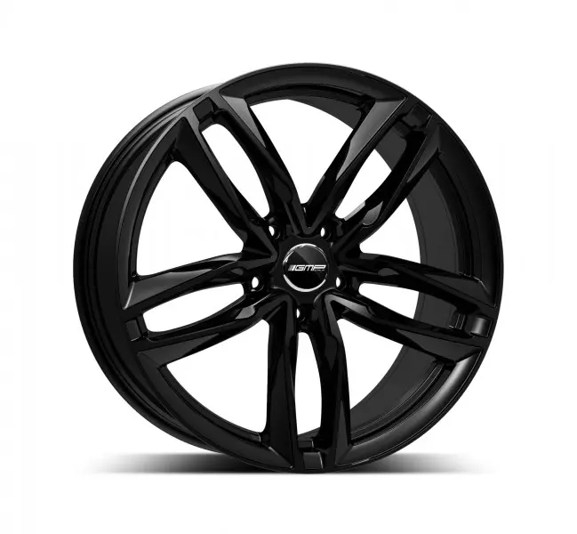 GMP ATOM LP 8X18 5X112 ET35/66.5 černá/stříbrná